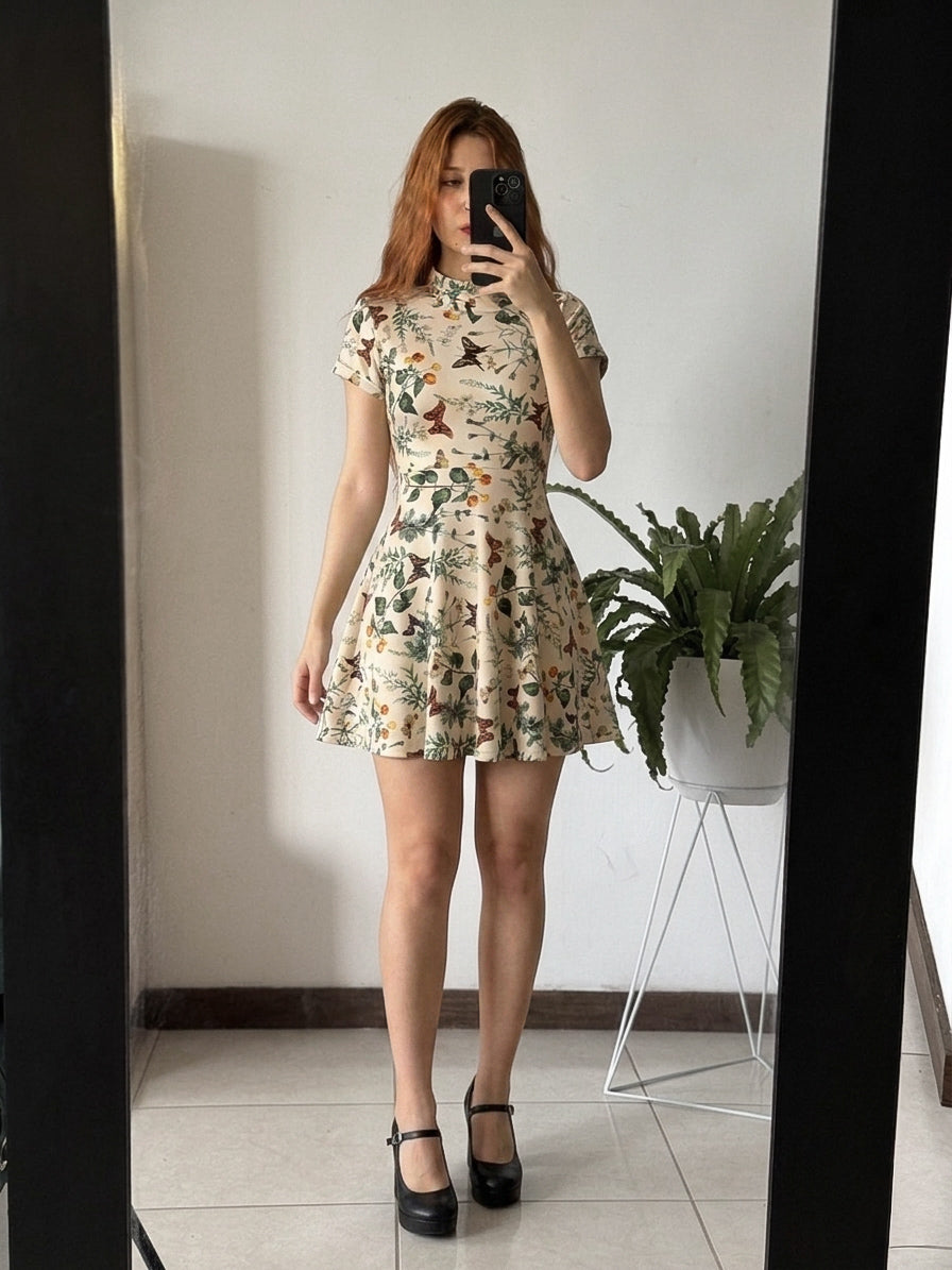 Vestido Básico Mariposa