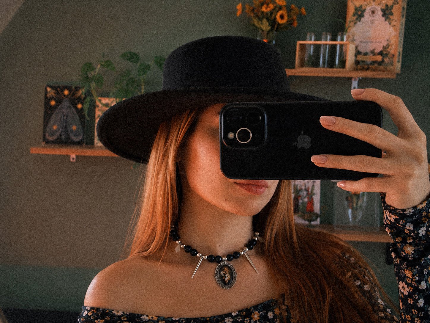 Necklace Perla negra •San José•