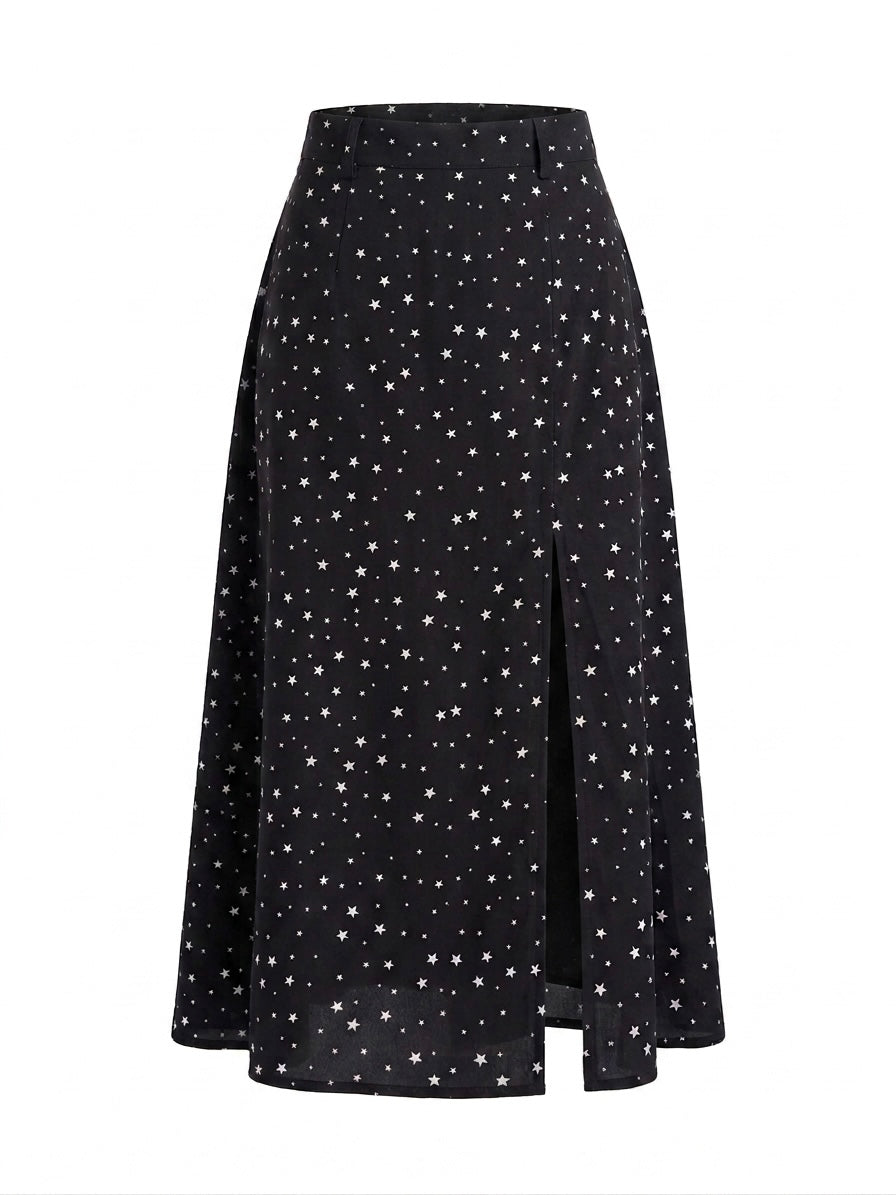Falda Bohem estrellas