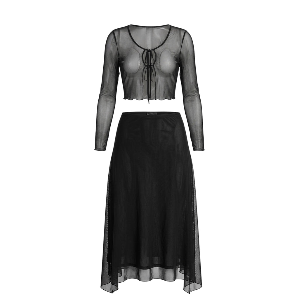 Set Skull Negro